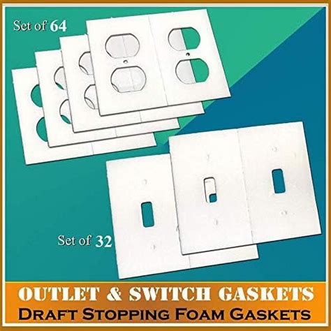 electrical box cover gasket|electrical outlet draft stoppers.